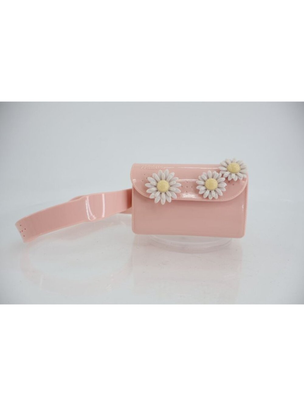 Mini Melissa Com Pochete Belt Bag Fanny Pack Pink Floral Daisy Girls Toddler